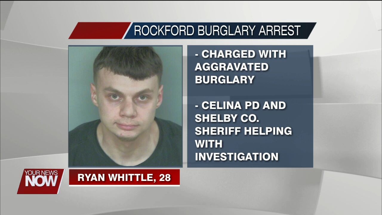 Rockford police arrest Minster man on aggravated burglary charge